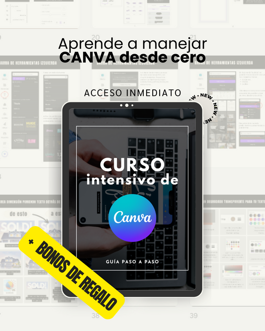CURSO INTENSIVO CANVA 2025 + BONOS especiales